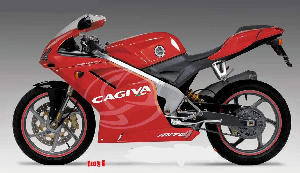 Cagiva Mito 125 EVO 8P [2000] - repose-pieds passager gauche et